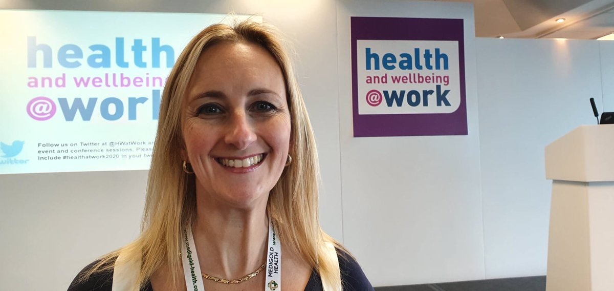 EastAngliAirAmb's tweet photo. Today, Kirsty presented the Charter at the National Health and Wellbeing at Work conference. Find out more online: https://t.co/UpCdcuNRxn @HWatWork  #HWatWork2020 #HWatWork #Wellbeing #MentalHealth #WorkplaceWellbeing #HealthAtWork #McQueenCharter https://t.co/Bo3JtomJ2T
