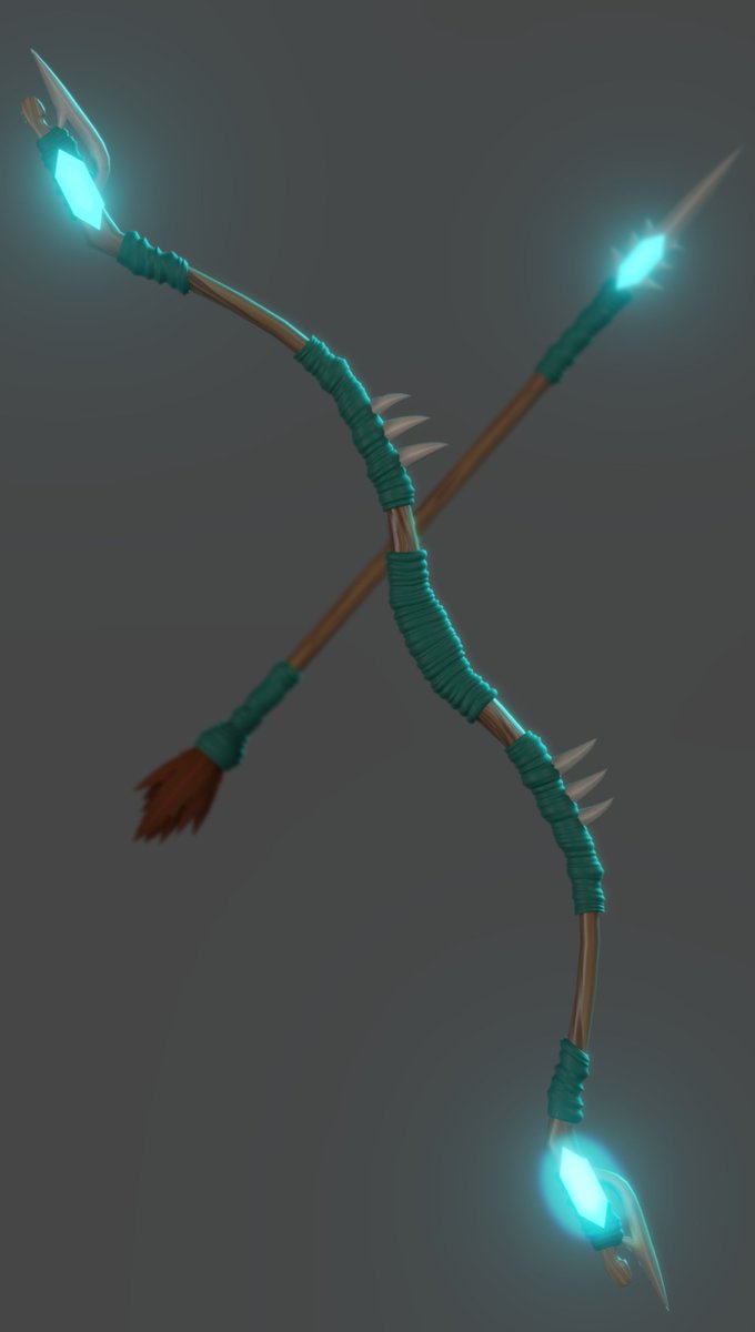 Custom magic Bow 3D model.