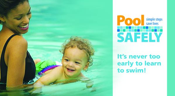 poolsafely's tweet image. It&apos;s never too early to #learn2swim! You can find more information about teaching children to swim here: bit.ly/2nKM8ej #SafetySteps #PoolSafely