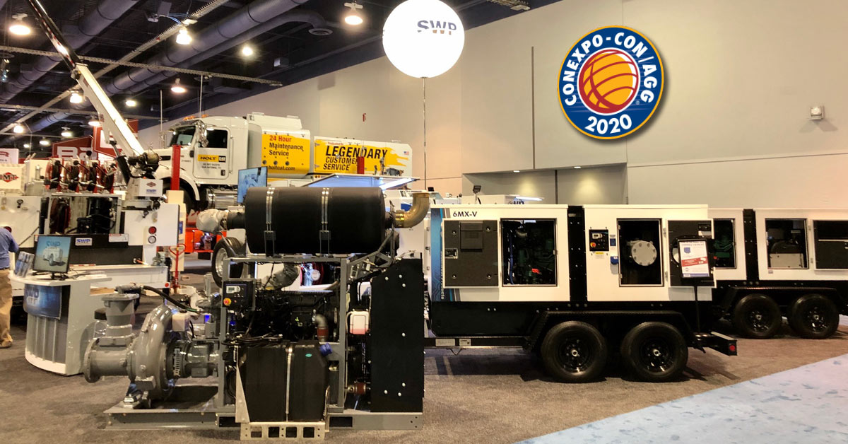SWProducts's tweet photo. Day 1 of #ConExpo2020 in Las Vegas. We have a full lineup of SWP products including a 2000 Gallon Fuel and Lube Truck, PM/Lube Truck, Lube Trailer, IMT Service Truck with SwapBox, a QP Diesel Generator and several Specialty Diesel Pump Packages in booth South Hall 2 - S64729. https://t.co/9xMvVStfA4