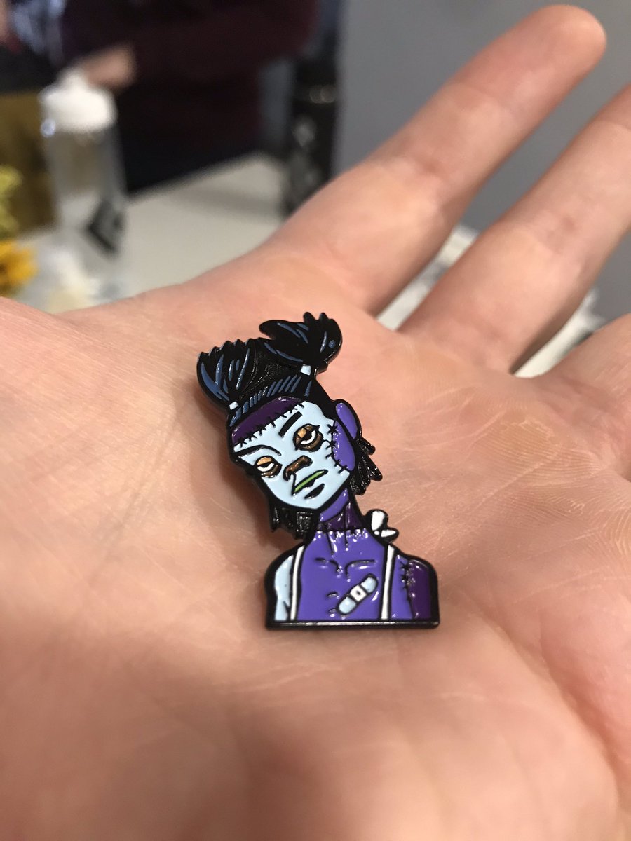 jrdsctt's tweet photo. Here is the awesome #FrankensteinGirlsWillSeemStranglySexy @MSI pin I won! Thank you @jimmyurine, @lynzway, @kittymsi, and @steverigh!
#MindlessSelfIndulgence #MSI #EnamelPin #JimmyUrine #LynzWay #KittyMSI #Steverigh #FrankensteinGirls https://t.co/bMSpPMQjPP