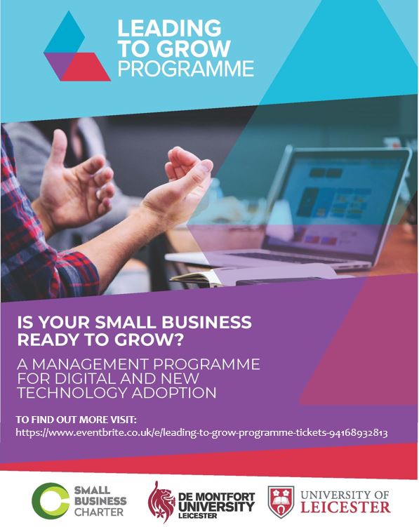 L4GDMU's tweet photo. We still have a few spaces available on our final 'Leading to Grow' workshop! To find out more, visit https://t.co/jlvTfbVVr7. 
#technology #SME #SMES #DMU #CEI #Management https://t.co/QxQOTN01aN
