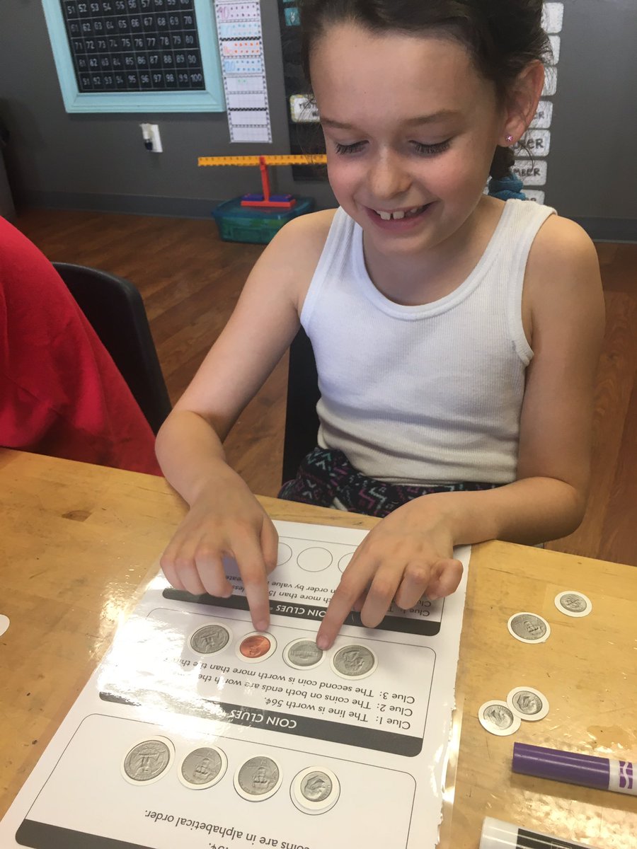 MsFaehr_LPS's tweet photo. Money problem solving riddles and counting coins group challenge in 2nd! https://t.co/jsTX1tQTQG