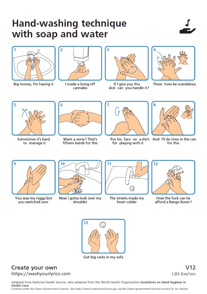 VisionaryLabel's tweet photo. Washing your hands the fun #VisionaryRecords way. ๐ https://t.co/fk1RNJHx6n