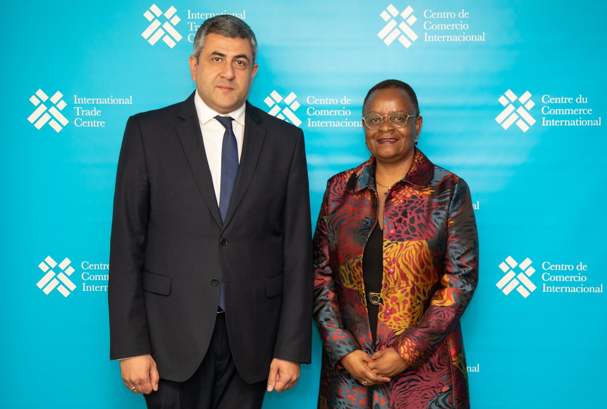 tembo_dorothy's tweet photo. I met @pololikashvili to discuss the ongoing partnership between @ITCnews &amp; @UNWTO and our joint efforts to strengthen the capacities of #MSMEs active in the tourism sector to ensure sustainable economic growth

Thanks for being a reliable partner!

#trade4good #tourism4good https://t.co/QiyHMAywqk