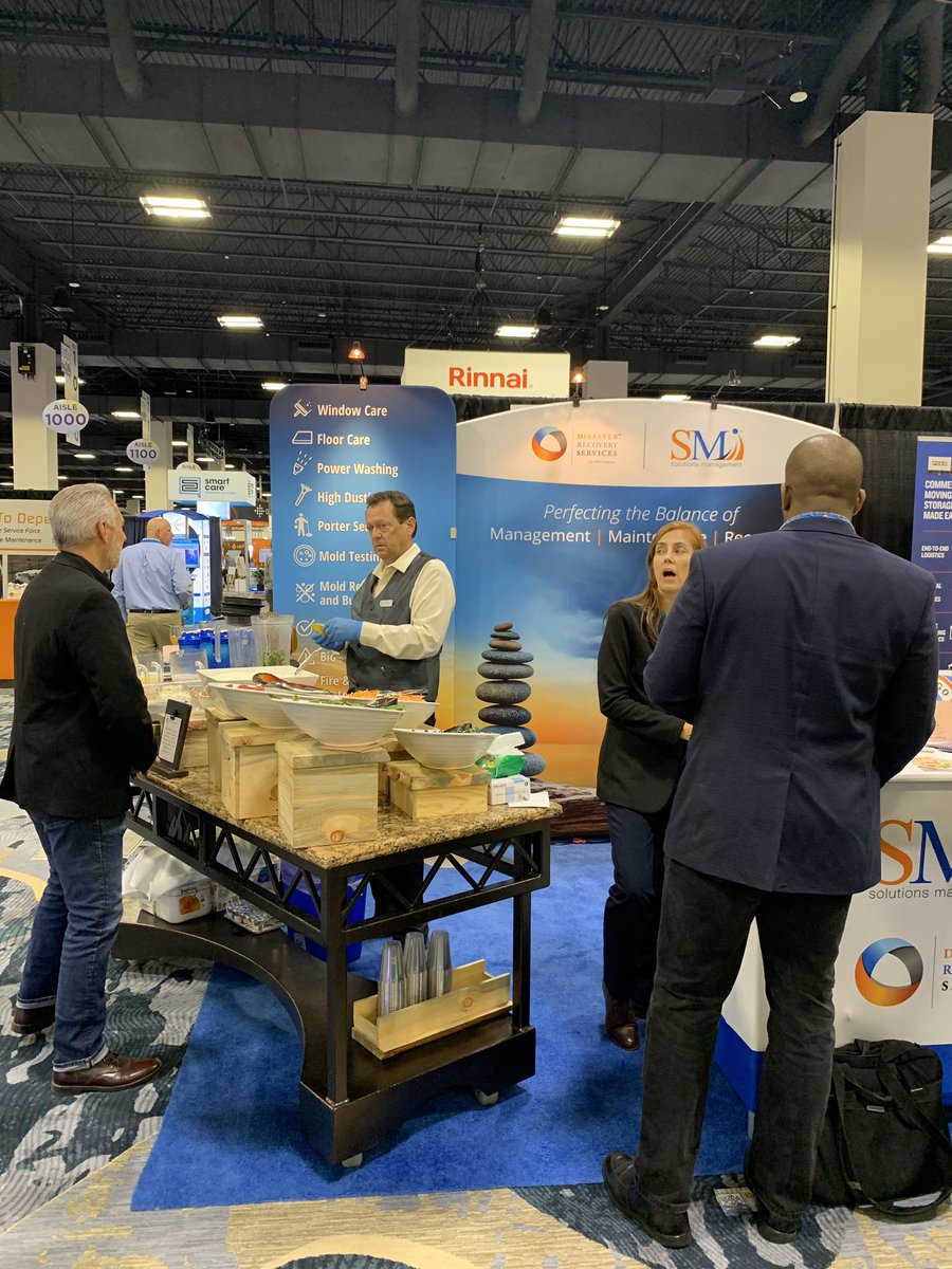 smi247's tweet photo. We had so much fun exhibiting at @RFMA’s annual conference! It was great seeing everyone enjoying our smoothie bar and learning about our different services! If you haven’t tried it yet, stop by booth # 711 today! #RFMA2020 https://t.co/YaIiVnnduR