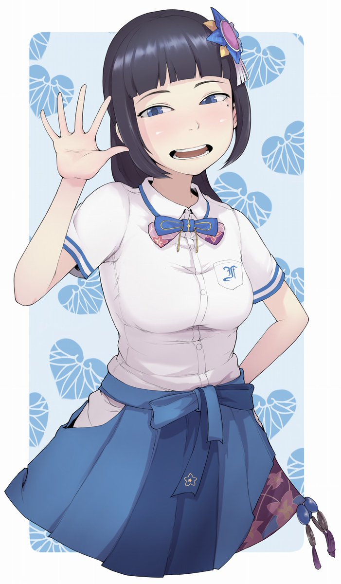 葵の絵 かしこさが10あがった 主任のイラスト