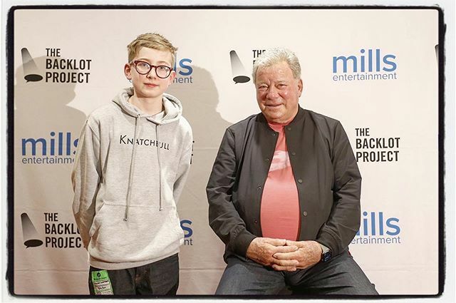 Mr Noah with his new pal the Shatner! ift.tt/38zwNDf