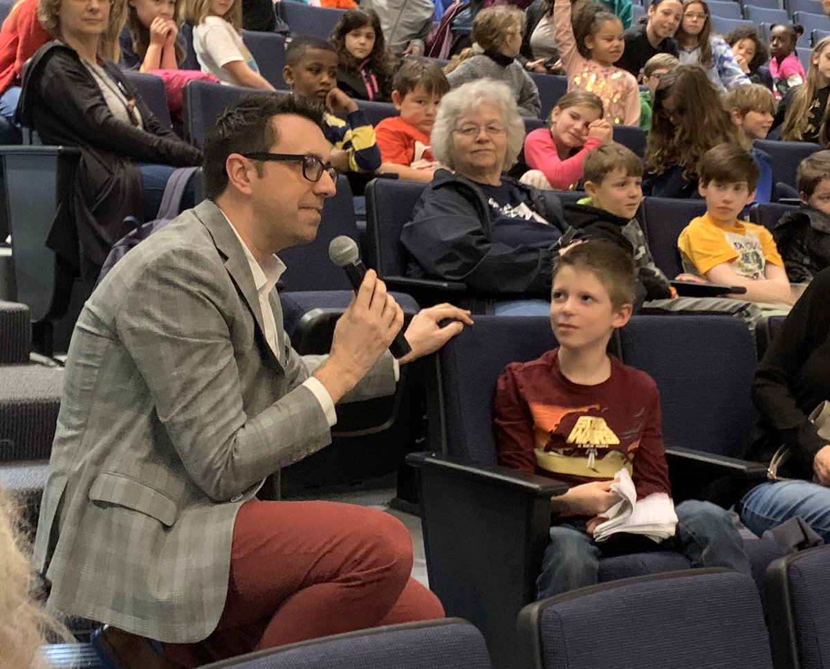 DPaschalLMS's tweet photo. Thank you @StudioJJK for your presentation and for talking with our kids.  @RES_Rockets1 #MCSLearn #authors https://t.co/iDvCK8cXbL