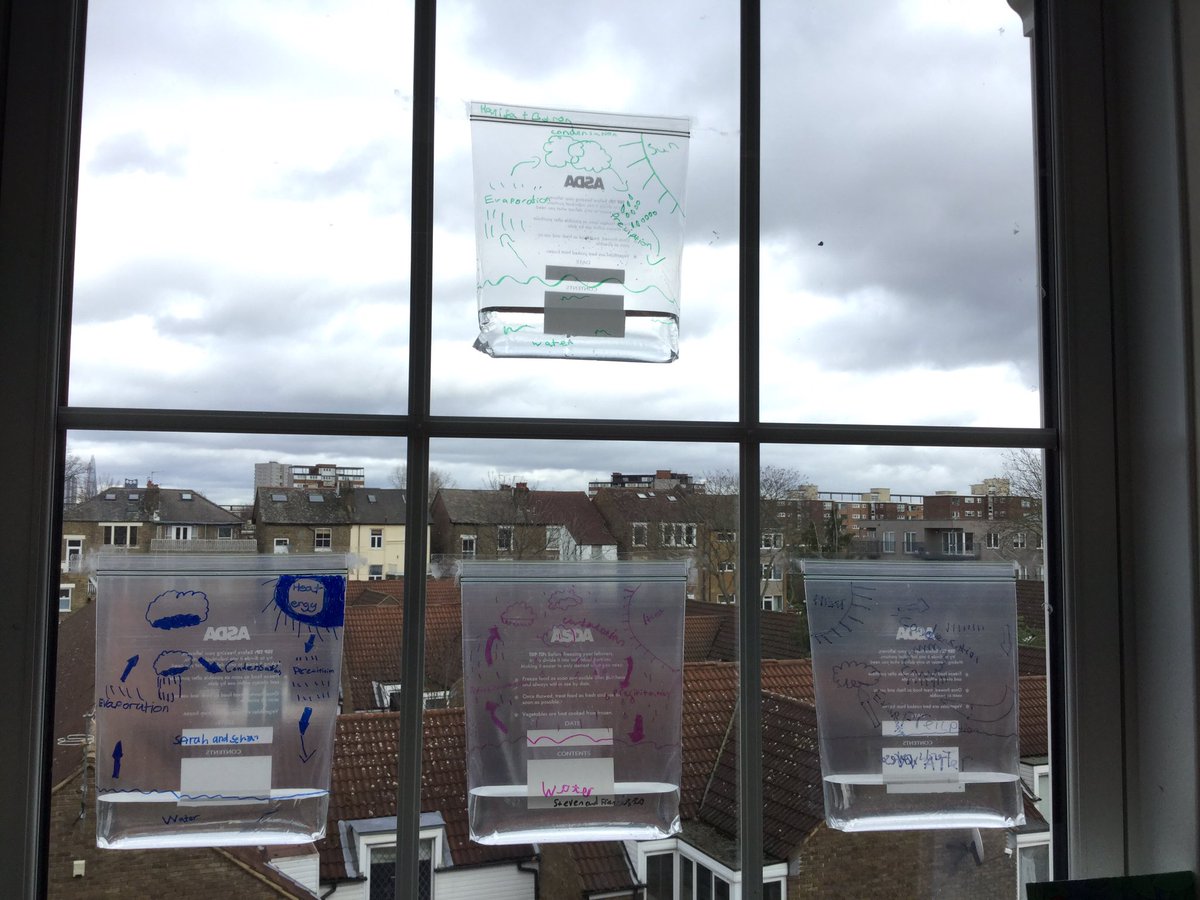 LarkHallPrimary's tweet photo. Year 4 created a Water Cycle in a bag!
πβοΈπ§β¬οΈπ«βοΈπ¨π§π¦β°π
#lhstu #lhyear4 #lhsouthwark #lhmillenium https://t.co/eZCTQkgKt2