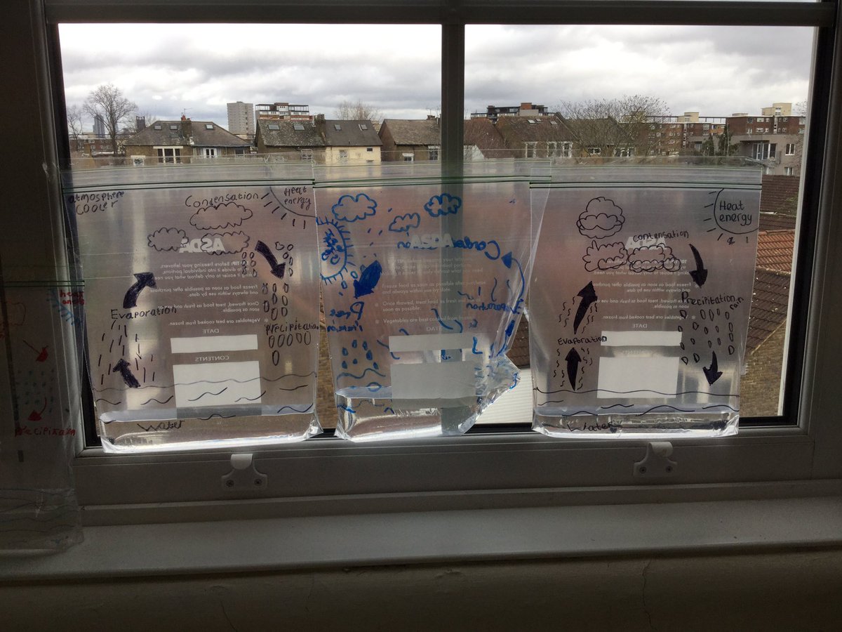LarkHallPrimary's tweet photo. Year 4 created a Water Cycle in a bag!
πβοΈπ§β¬οΈπ«βοΈπ¨π§π¦β°π
#lhstu #lhyear4 #lhsouthwark #lhmillenium https://t.co/eZCTQkgKt2