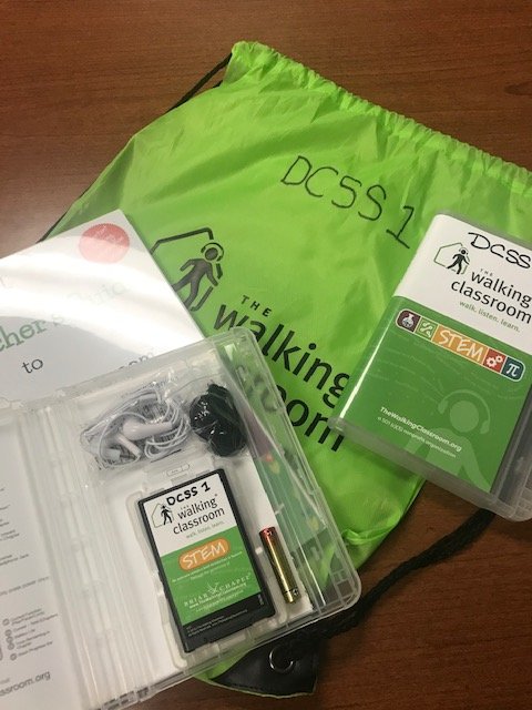 DCSSouthside's tweet photo. New family engagement kits. We have 4 bagged sets ready for check out! Walk for 15-18 min listening to an interesting lesson, then discuss together! Read more here: https://t.co/yUOy8Q3JOG Stingrays learning 365 #STEM #familyengagement #DCSSBestYearYet #wellness #CSUSAproud https://t.co/ZzJXrfh3aL