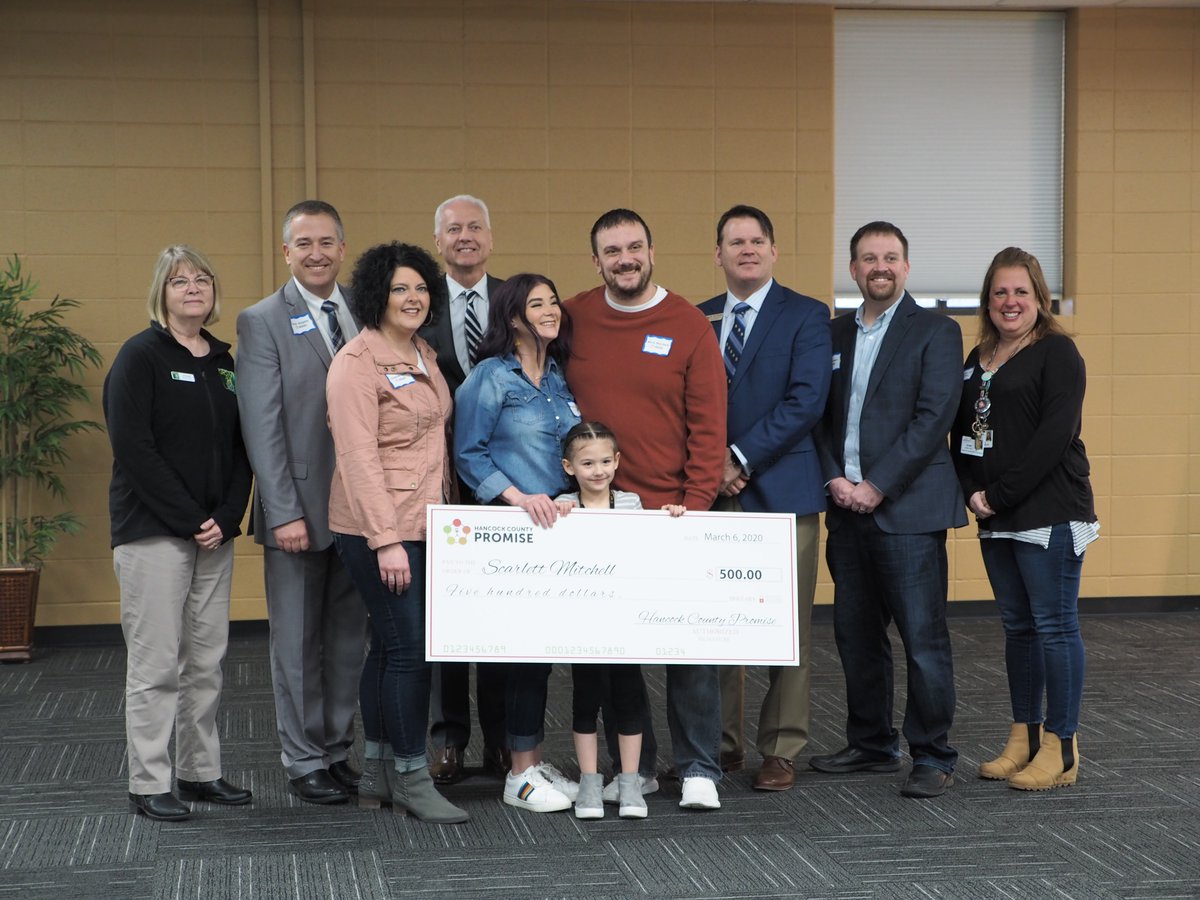 Congratulations to Hancock County Promise random drawing scholarship winners from New Pal Elem, Eden Elem, and Fortville Elem! @Eden_principal @NPEPrincipal <a href="/FESElem/">Fortville Elementary</a> Thanks to our sponsors at Greenfield Bank, NineStar, Hancock Health! <a href="/GBCbank/">GBC Bank</a> @HancockRegional <a href="/NineStarConnect/">NineStar Connect</a>