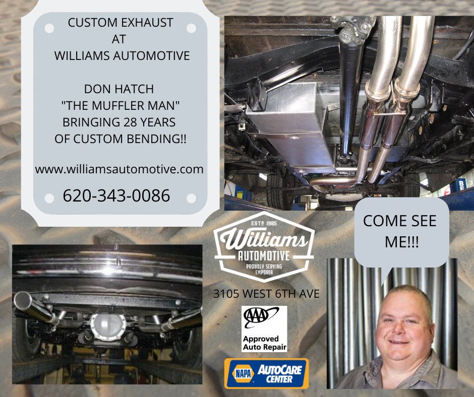 CUSTOM EXHAUST WORK!!