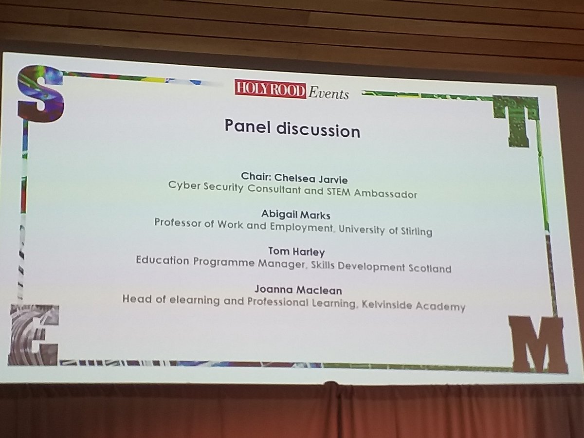 BordersSTEM's tweet photo. Another fantastic panel this afternoon, discussing how to grow, nurture and keep STEM talent. Watch this space! https://t.co/ZPYRn79usN