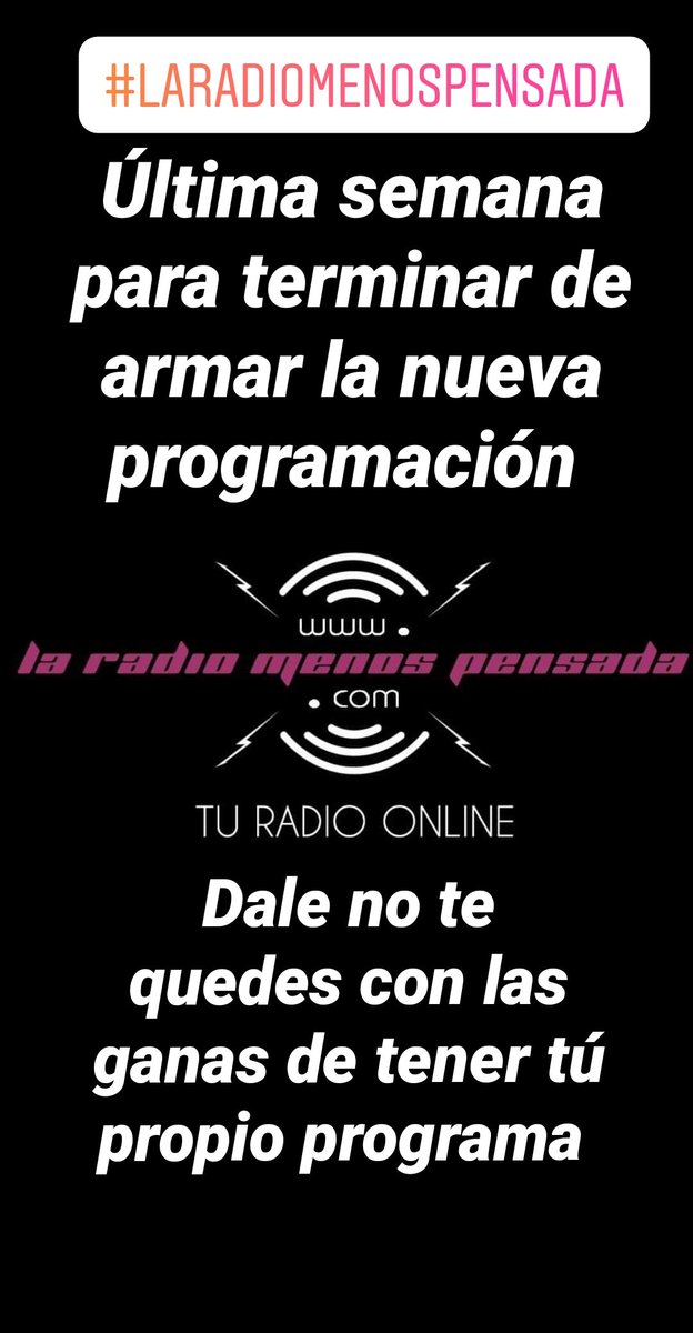 cecygre's tweet photo. Dale tenés aún un lugar en @LRadioMPensada https://t.co/ZPNd5qaeKV