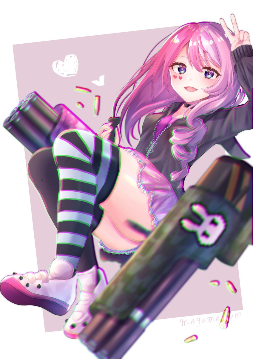 #コンパスお絵描き
#お前のふざけた絵と真面目な絵を比較してみろ 