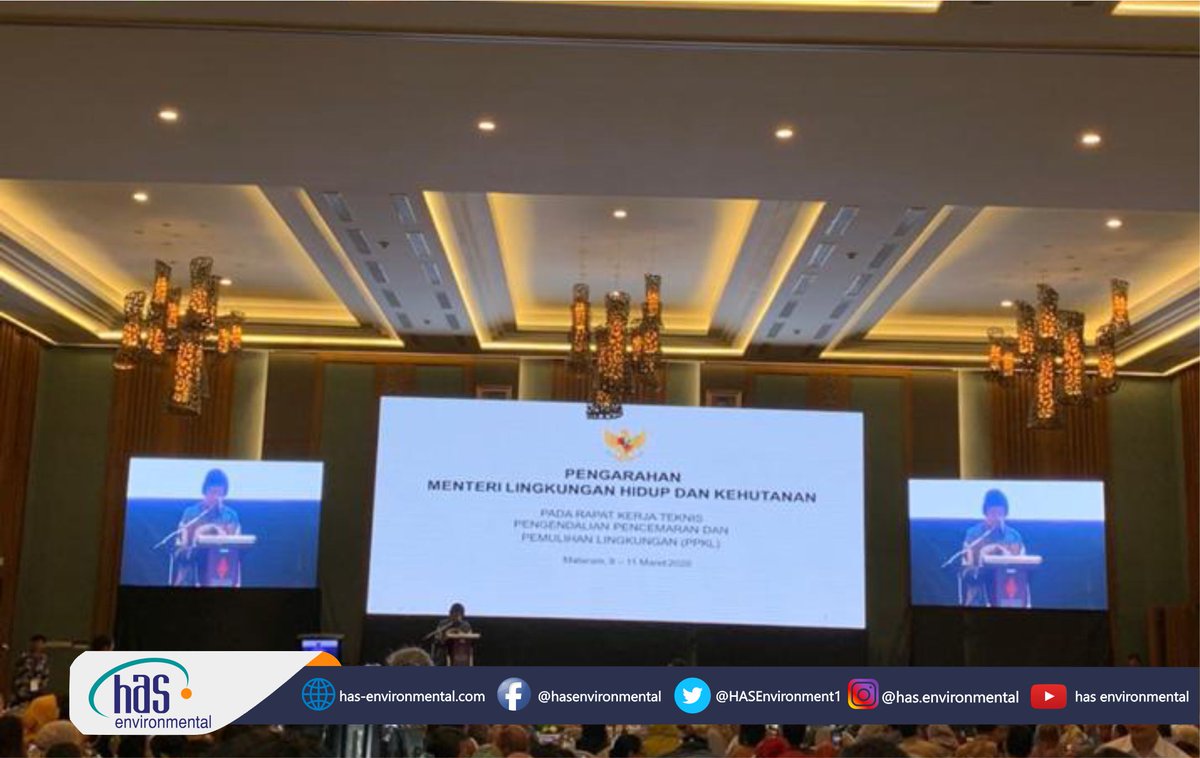 hascalibration's tweet photo. Rakernis KLHK - Pengendalian Pencemaran Dan Pemulihan Lingkungan.

Mataram, 9 - 11 Maret 2020

More Info :
https://t.co/eRJGezL60L
https://t.co/bO146uUotq

#hasenvironmental #monitoringudara #monitoringair #monitoringk3 #monitoringpekerja #monitoringlingkungan #monitoringgetaran https://t.co/i2wmjIe5V3