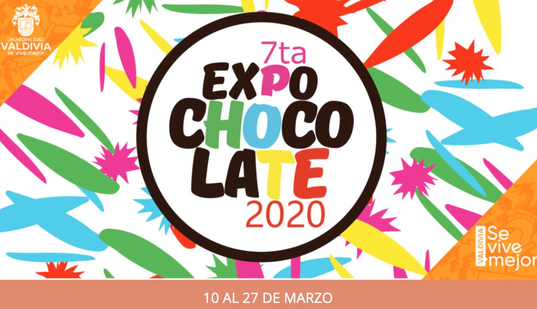 munivaldivia's tweet photo. 🍫🍩🐰[HOY] Desde hoy hasta el 27 de marzo puedes postular como expositor para formar parte de la séptima versión de la #EXPOCHOCOLATE. 24 cupos!

Inscríbete: 
👉🏻https://t.co/sFklnnVQ8w

#Valdiviacl https://t.co/xytygANqdT