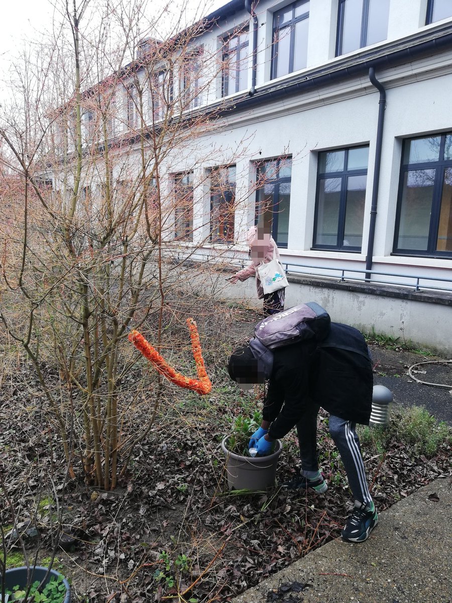 LyceeVert's tweet photo. Aujourd'hui le #lyceevert était au jardin du patio G3 pour lui donner un petit coup de neuf à l'occasion de la sortie de l'hiver. Merci aux élèves qui sont passés, rendez-vous la semaine prochaine 💪🌱 #lyceeecoresponsable #ecolycee #ecoecole #Montgeron #lyceerosaparks https://t.co/7oWb6h1u1V