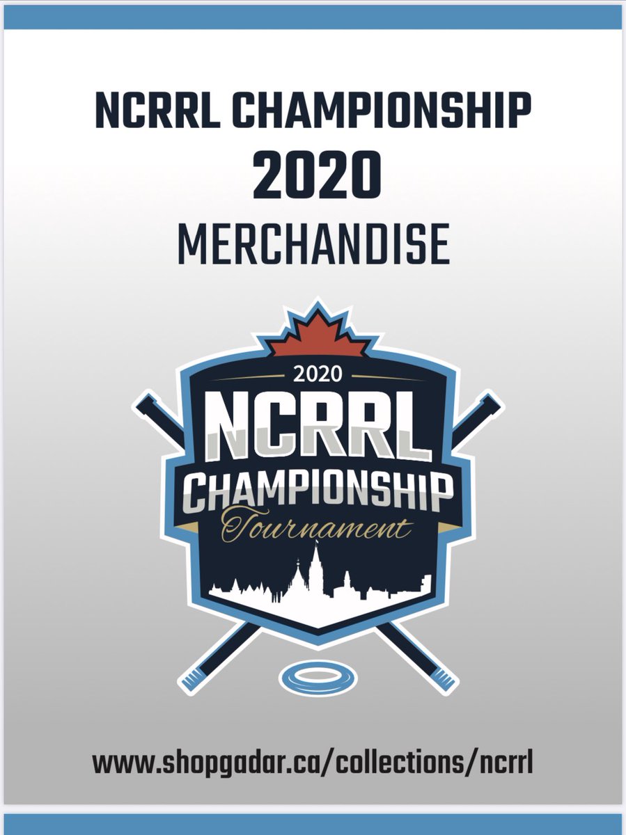 NCRRL Tournament Merch! Order by Friday, March 13, 2020! 

Teams participating in the NCRRL Year End Tournament can pre-order t-shirts and hoodies at this link. There will be NO sales on-site at the tournament. 

shopgadar.ca/collections/nc…

Pre-order before this Friday, March 13th.
