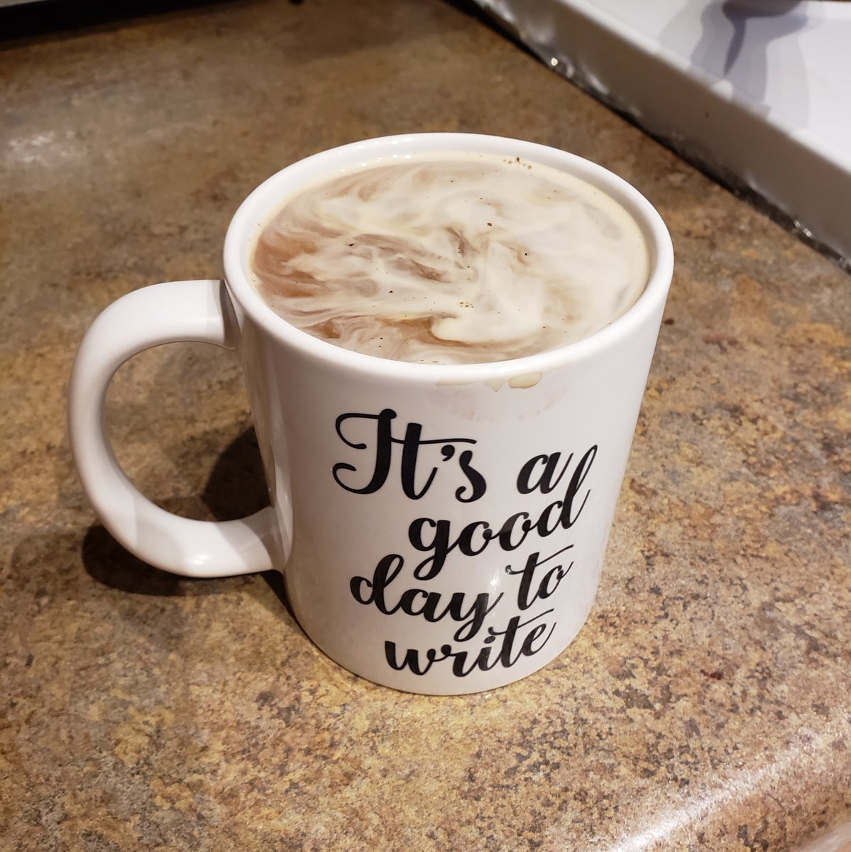 Eclecticwaters's tweet photo. I love writing and not because writing comes easily to me. Sometimes it's actually incredibly hard to write. Everything worth doing is worth doing imperfectly. 
What's something you do, even though it's challenging? 

Love this mug, get yours here: https://t.co/yzWJzvt4M3 https://t.co/sTsF6Ti7wU