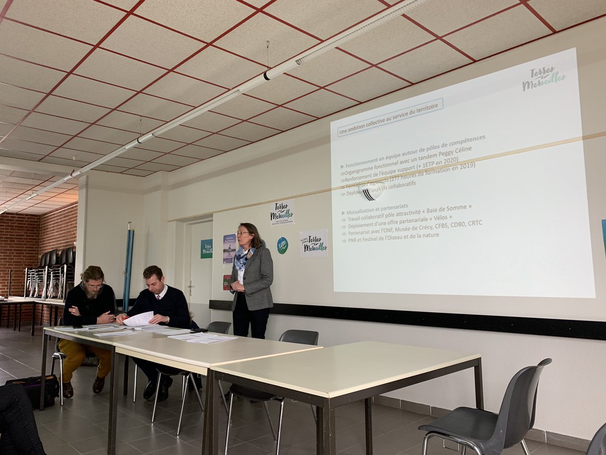 TerresEtMer's tweet photo. Assemblée Générale de l’Office de Tourisme Intercommunale Ponthieu Marquenterre Baie de Somme à Favières 📈 #TerreEtMerveilles #BaieDeSomme #Ponthieu #Marquenterre https://t.co/AAQjtDF6wq