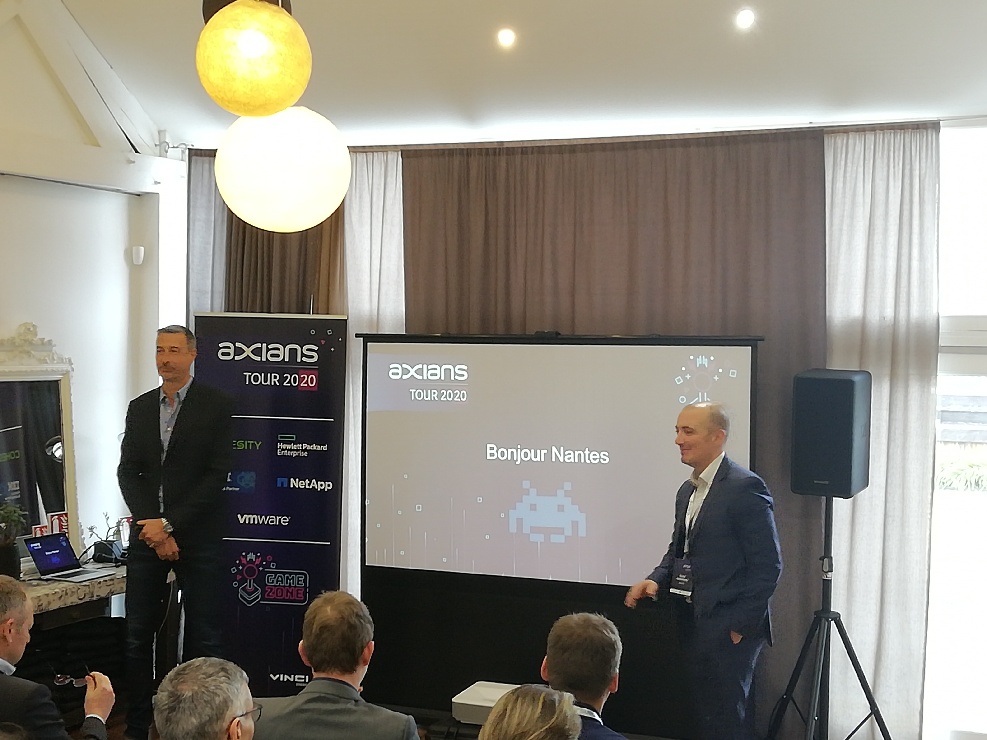 AxiansFrance's tweet photo. L'#AxiansTour2020 démarre aujourd'hui à #Nantes ! Entrez dans la game zone et dans l’univers du #MultiCloud et de la #Data avec nos experts et nos partenaires : @Cohesity, @HPE_FR, @IBM_France, @NetAppFrance et @VMware_Fr. #AxiansTour https://t.co/by1BGKGsP8 https://t.co/UIFDZIesnP