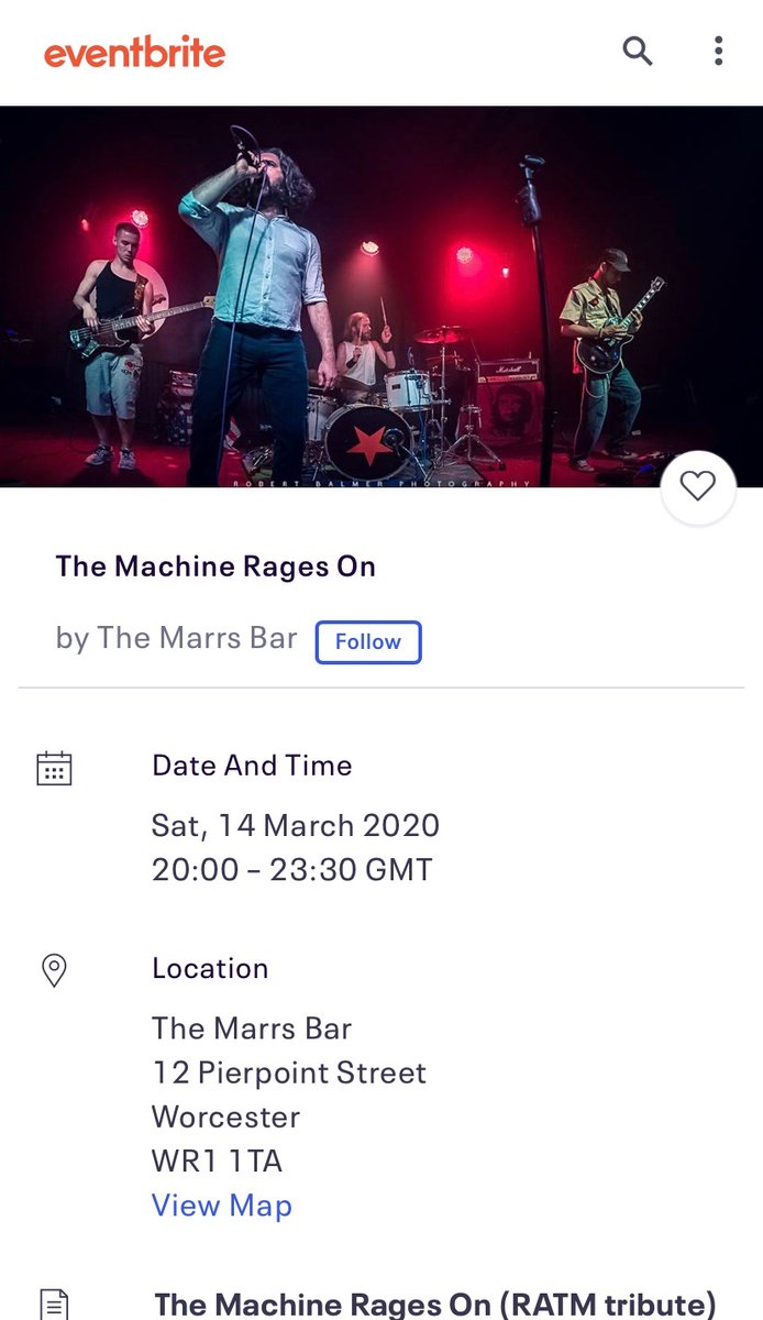 machinerageson's tweet photo. @marrs_bar Worcester this Saturday 14 March https://t.co/RZbpeNQdi7 https://t.co/VuLWKlPJhr