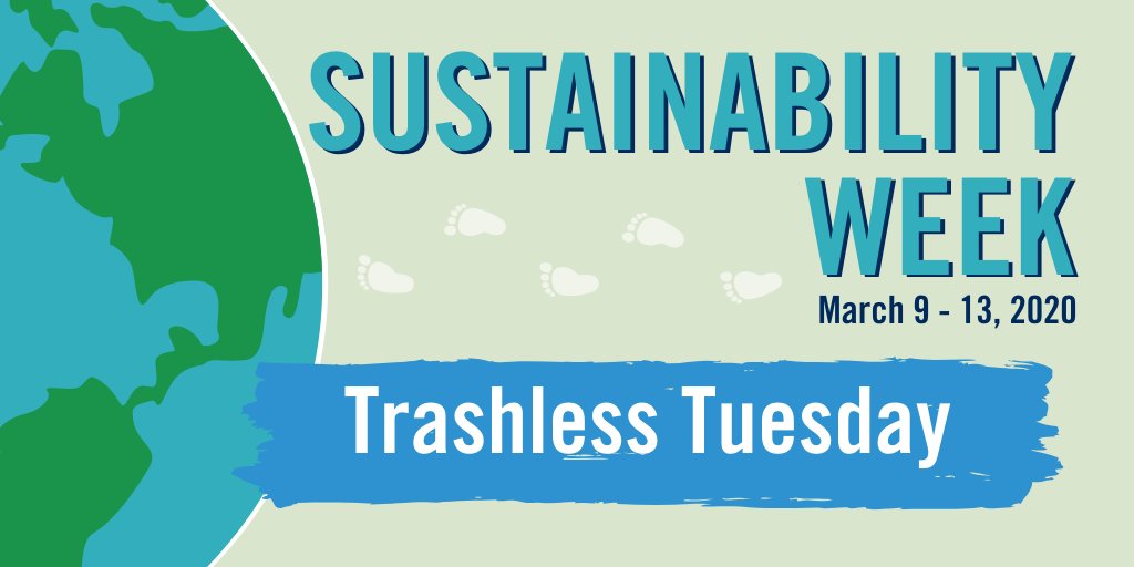 UTM's tweet photo. Mar. 10 | Sustainability Week π
Trashless Tuesday is themed around reducing the waste that we produce as individuals, and as a campus.
π Campus cleanup
π Repair cafe
π Trashion show
Register to join: https://t.co/X26wIZGUFR
@UTMMScSM https://t.co/Mnn4Zq9BUw