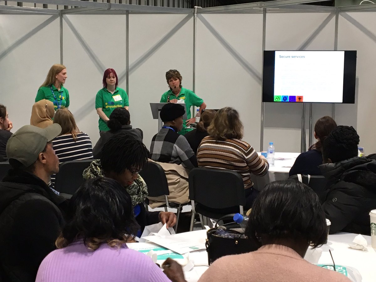 GailLStill's tweet photo. “How do we keep people safe on the ward?” Nurse Consultant Sarah Burford, Well-being Lead Andrea Langley &amp; Senior Staff Nurse Claire Lowton @DPT_NHS talking to delegates @NursingJobsFair about burnout &amp; Trauma Risk Management (TRiM) #nursingjobsfair #Nurse #mentalhealth #devon https://t.co/CXhT72bjzm