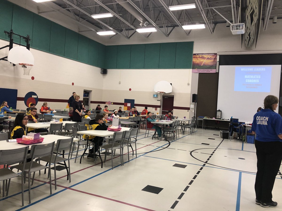 StJamesOCSB's tweet photo. Excited to have Mathletes here today! Grade 6s are leading the day! Looking forward to a fun day of Math learning! #ocsbMath #jamocsb https://t.co/fJFFEfitpZ