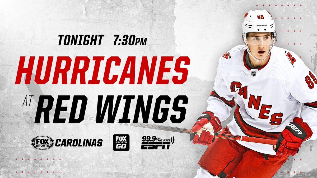 Canes's tweet photo. Back at it tonight!

📍 Detroit
🕢 7:30 PM
📺 @CanesOnFSCR 
📻 @999TheFan 
#LetsGoCanes

Preview » https://t.co/md7tNo9Q6A https://t.co/T5aIndCCa6