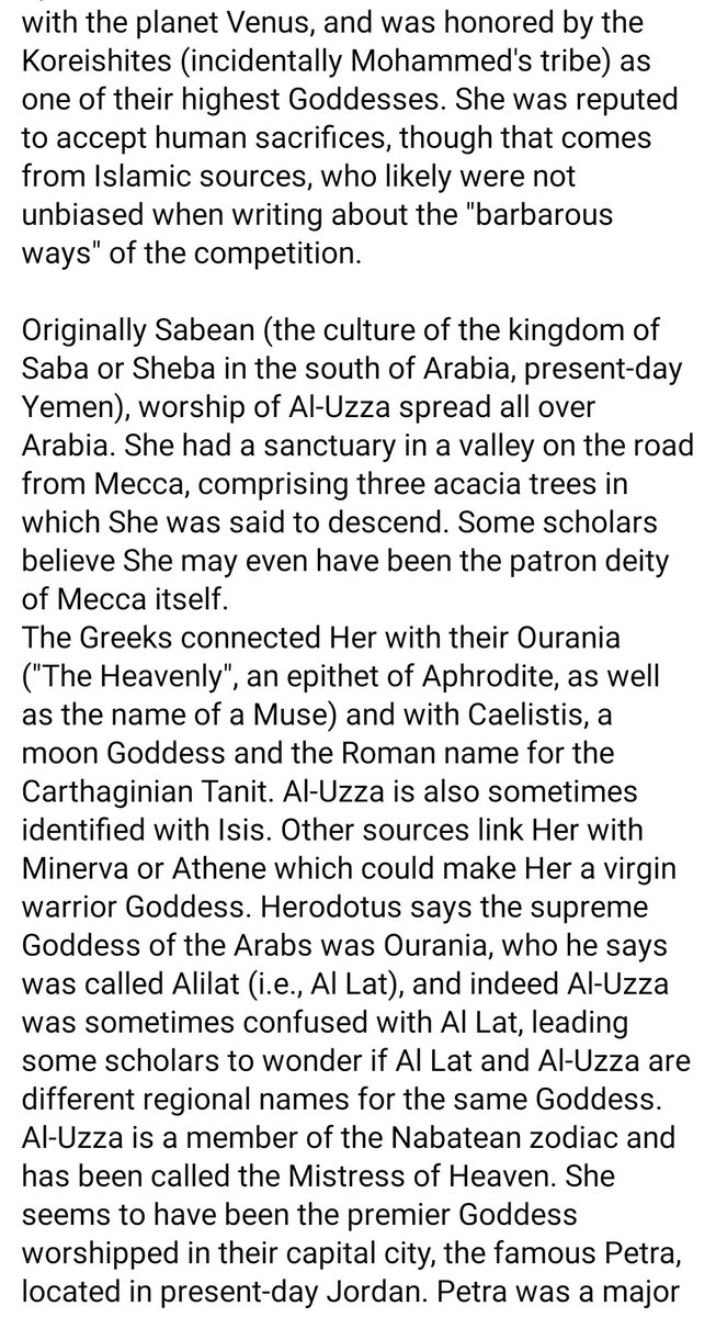 based_freedom's tweet photo. Islam was originally a Goddess religion where no gender was better than the other and women were revered and held high positions such as tribal leader, Priestess etc.

May it return to this.

*Write up and art by Thalia Took* https://t.co/Flpeds1azf