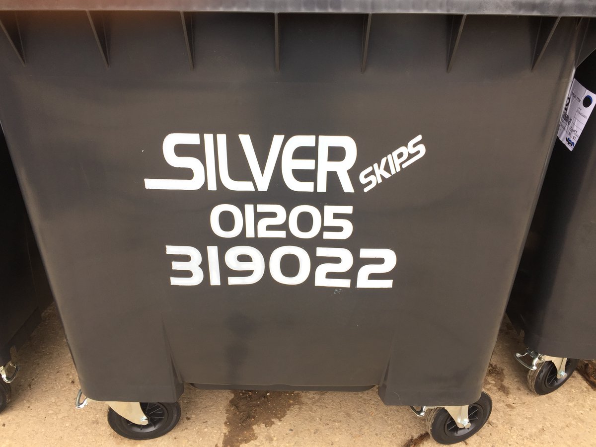 silverskips's tweet photo. New bins delivered today with new branding. Don't they look fantastic?! Thank you so much to @FishHeeley https://t.co/6VRunfeNZe