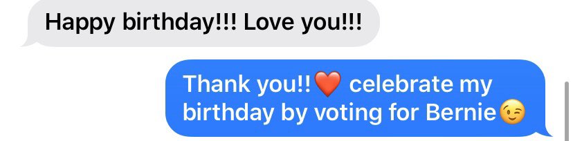 Sarafredricks's tweet photo. Using the fact that the Michigan primary falls on my birthday for some good last minute advice https://t.co/GtpY4WXmlM