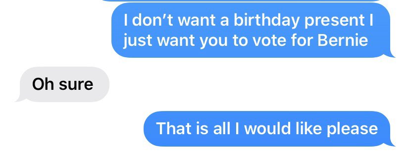 Sarafredricks's tweet photo. Using the fact that the Michigan primary falls on my birthday for some good last minute advice https://t.co/GtpY4WXmlM
