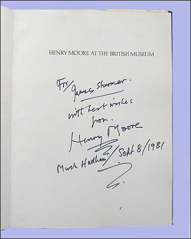 roz___h's tweet image. If are looking for a signed Henry Moore take a look at this book.  #signedbyauthor  Acquire here bit.ly/3aFsmbF