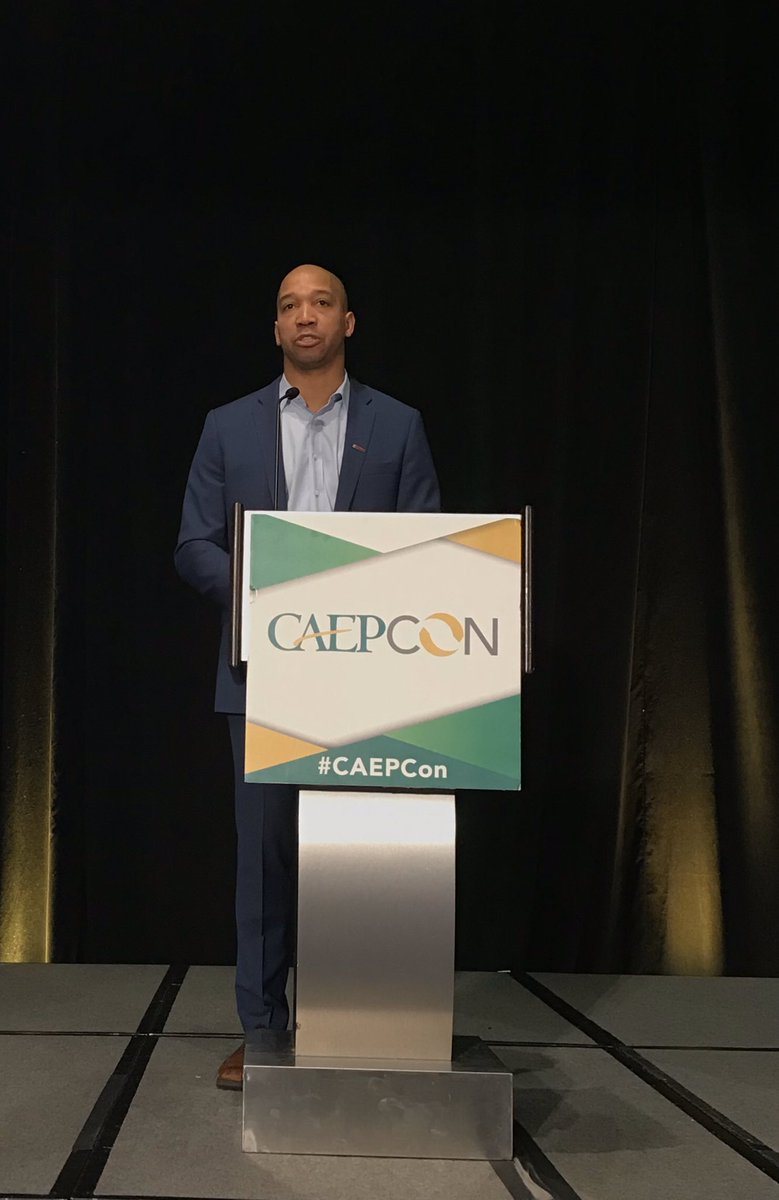 caepupdates's tweet photo. Tim Finklea gives opening remarks at #CAEPCon https://t.co/VFtbg9tZbW