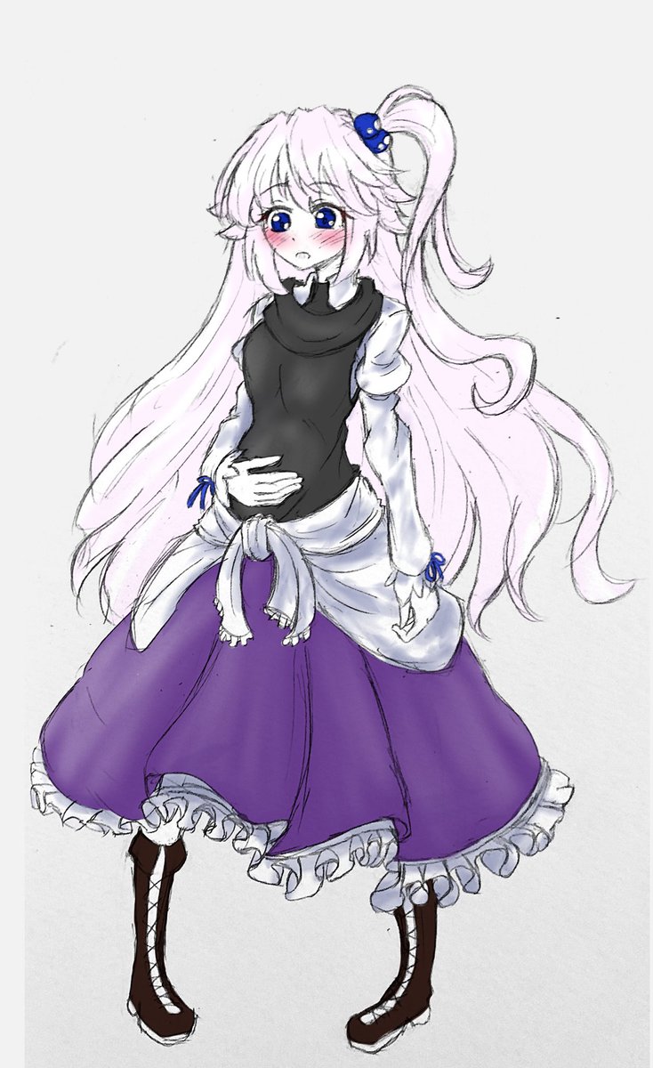 神綺(東方プロジェクト) 「 処女懐妊中のメラルさんでもいかがかなっ 」|タタラガミのイラスト