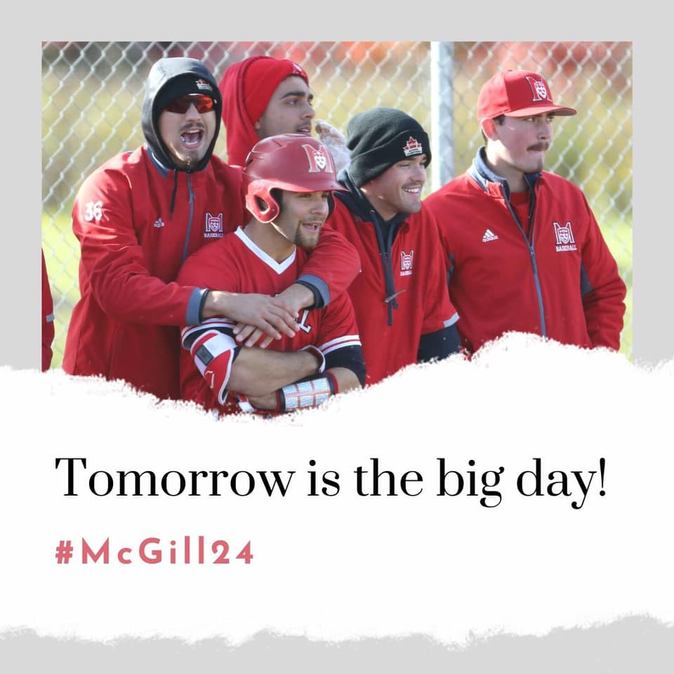 TOMORROW ➡️ #McGill24

All donations up to $1000 are eligible for a maximum of 1:1 matching! 🔥🔥

Support McGill Baseball! ⚾️

mcgill.ca/seedsofch…/…/mcgill-varsity-baseball-0