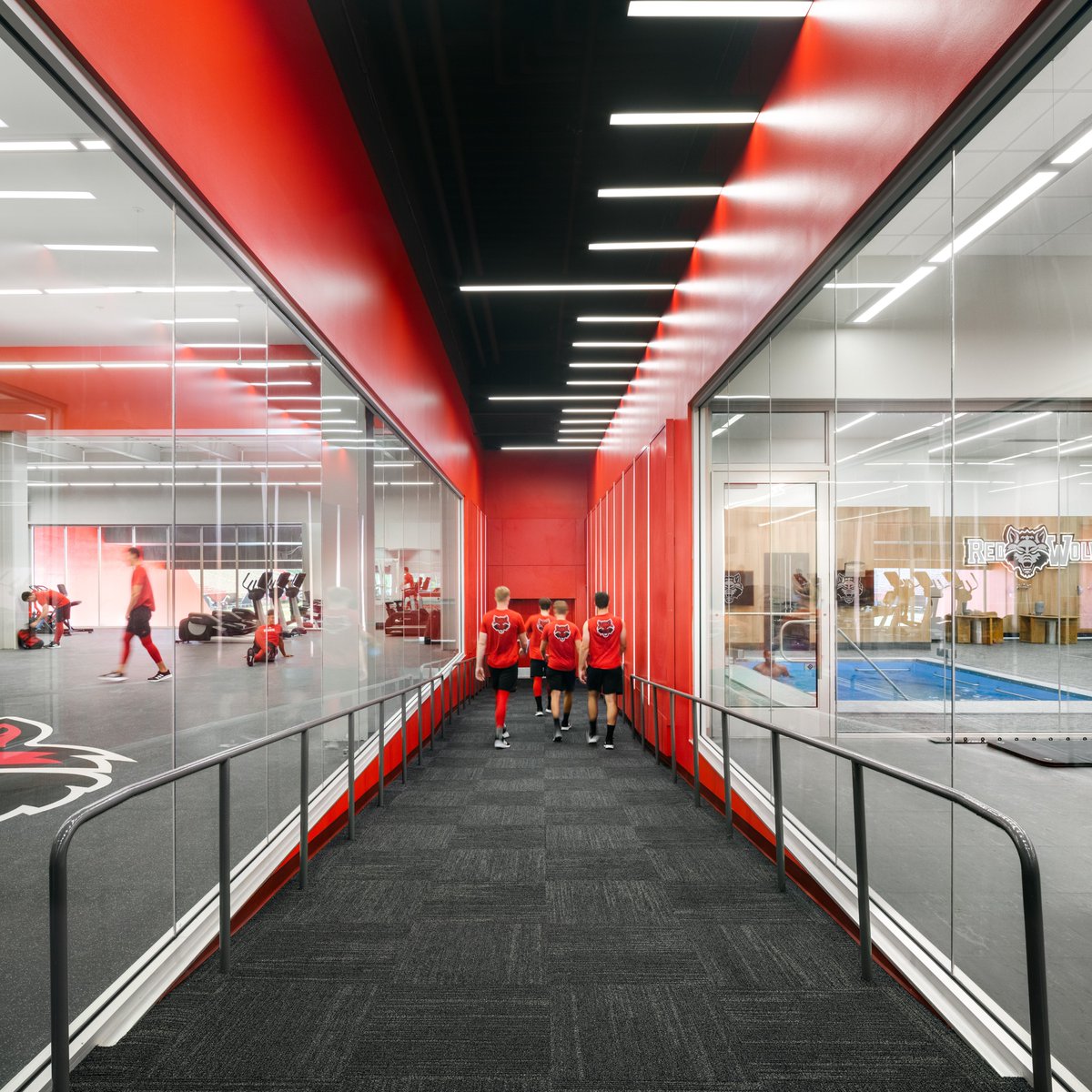 One of the newest additions to <a href="/ArkansasState/">Arkansas State</a> University, the new Football Operations Building for the <a href="/AStateRedWolves/">Arkansas State Red Wolves Athletics</a> elevates the student-athlete experience. #WolvesUp #AECOMSports