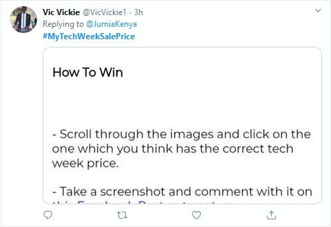 JumiaKenya's tweet photo. WE HAVE A WINNER!!!
@VicVickie1 amejishindia Ksh 5,000 voucher to shop during Tech week sale. DM us your detaiks for more info.
We will be back on Thursday to give out more vouchers. For now, mnaweza cheki more details hapa => https://t.co/IVzS0vYu82
#MyTechWeekSalePrice https://t.co/0lmAKDTV6n