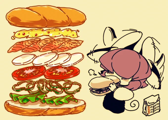 #食べ物の絵 