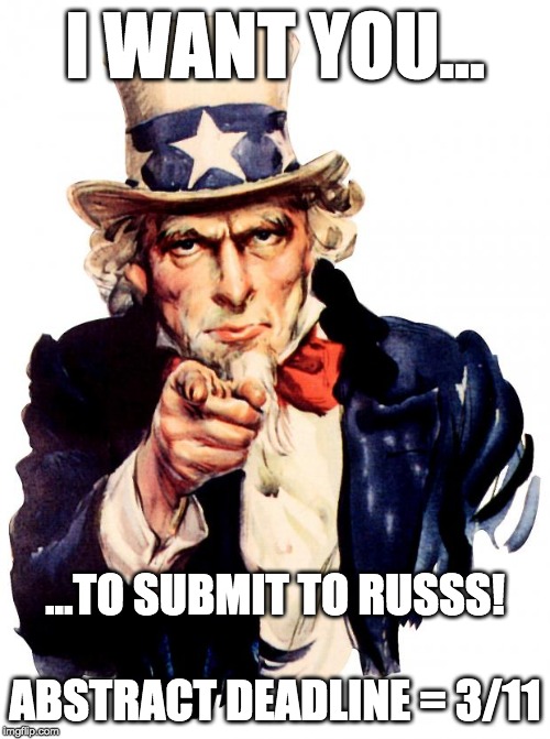 RowanScholars's tweet photo. 👩‍🔬🦠🌲🎭🦕🪐⚙️🎼🔬📷⚗️📖🩰📊🎨⚛️🌎
REMINDER:  submissions for @RowanUniversity Student Scholars Symposium are due TOMORROW!  
*** RUSSS is for ALL MAJORS ***
https://t.co/RinBYmxyoD
#russs2020 https://t.co/1uXOZJ79yx
