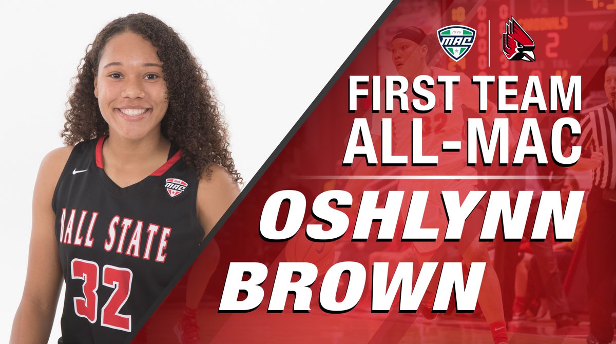 BallStateWBB's tweet photo. Congratulations @OshlynnB for earning First Team All-Mid-American Conference accolades.

#ChirpChirp | #WeFly | #Maction https://t.co/eHJJvoBM32
