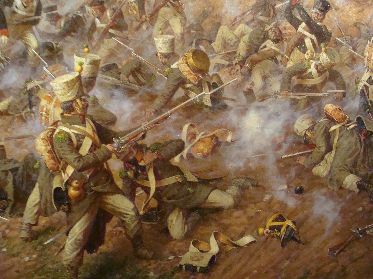 Картина нападение. Шевардинский бой 1812. Битва за Шевардинский редут 1812. 24 Августа 1812 года Шевардинский редут. Шевардинский редут картина.