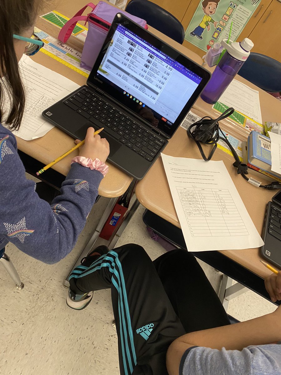 GodinMrs's tweet photo. Using our decimal skills to grocery shop today in math! #wiltonwayct https://t.co/qFgc353Ndw