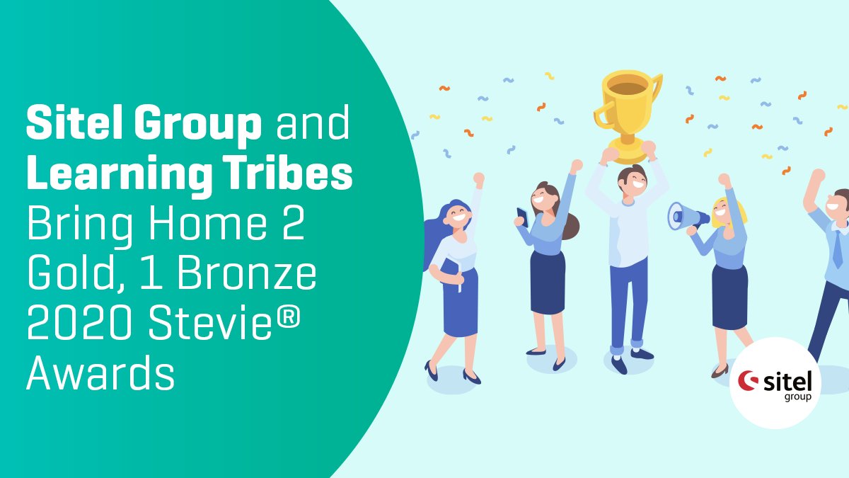 foundeverglobal's tweet photo. Sitel Group is bringing home three @TheStevieAwards! @LearningTribesU received 2 gold awards for their accomplishments in #Learning and #Development, and we got the bronze award for #outsourcer of the year. Read more here: https://t.co/ifpQIRN2fC https://t.co/Hz3HmDWDH8