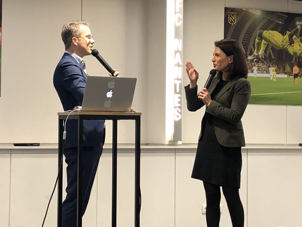 C_MORANCAIS's tweet photo. 👥Au déjeuner-débat du #Nantes Atlantique Business Club, qui regroupe des dirigeants et des décideurs de la métropole Nantaise, j’ai pu répondre aux questions sur l’action et les compétences de la Région.
✅L’occasion de rappeler nos dispositifs pour accompagner les entreprises. https://t.co/jt4Gfh4rfx